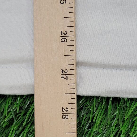 Vintage 80s Military Jet Shirt Large 21x27 White - Picture 5 of 13